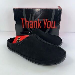 NEW Deer Stags Slipperooz Wherever Men's Slippers Midnight Black house shoes